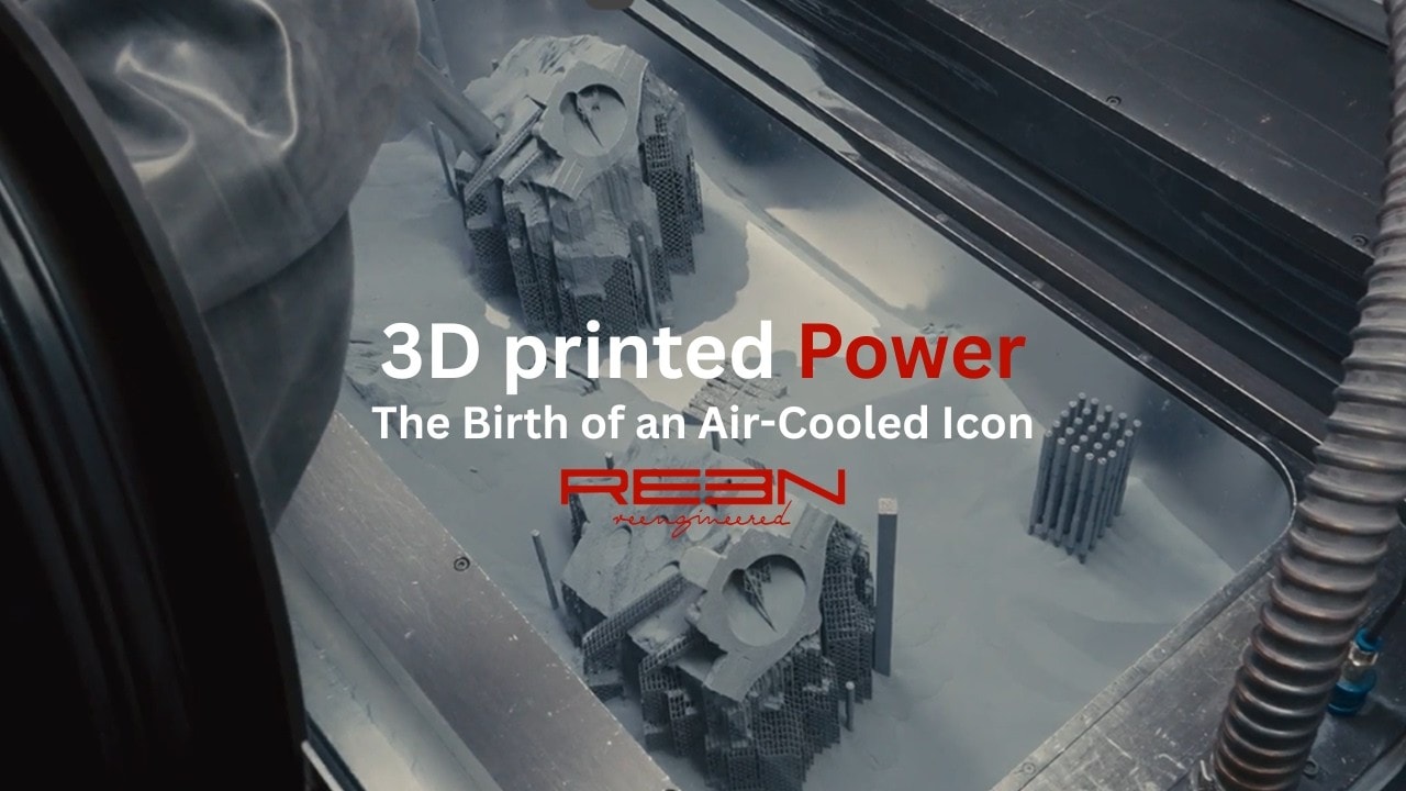 The birth of the world's first 3D-printed air-cooled 4-valve cylinder head