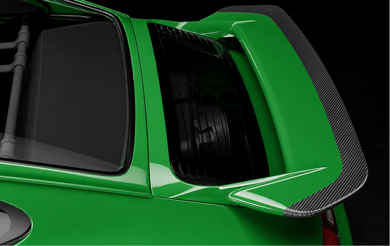 REEN reengineered Porsche 993 — roofline, rear window and spoiler